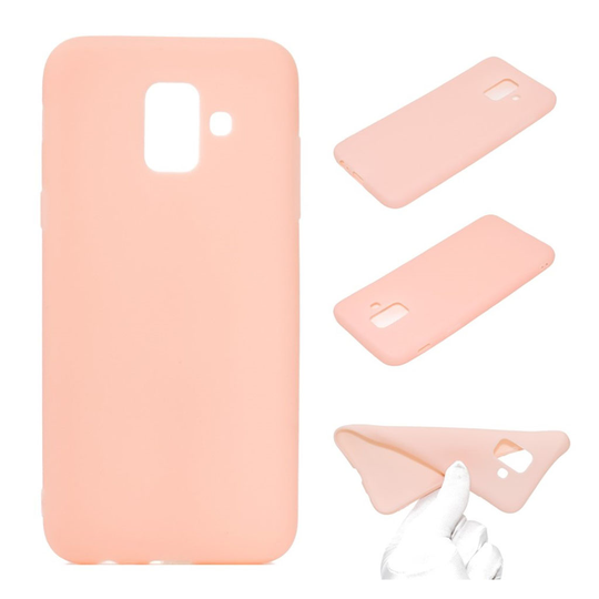 Samsung Galaxy A6 (2018) Pehmeä Matta TPU Takasuoja Kuori - Pinkki