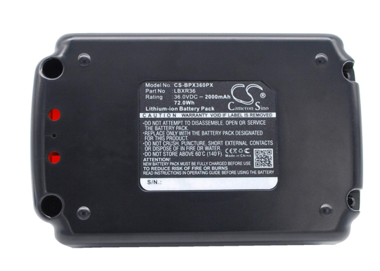 Black & Decker CST1200 CST800 LST136 Työkalun Akku