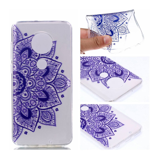 Motorola Moto G7 pattern case - Half Mandala