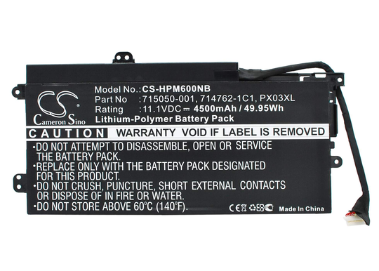 HP ENVY M6 Envy M6-1101sg ENVY M6-1105DX akku 4500 mAh