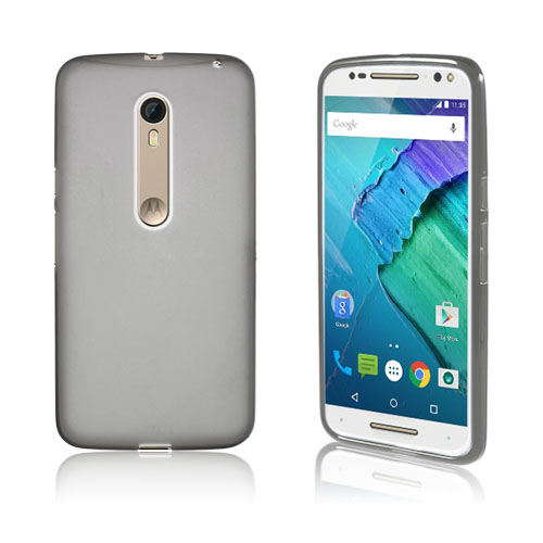 Motorola Moto X Style Pehmeä Matta TPU Geeli Kuori - Harmaa