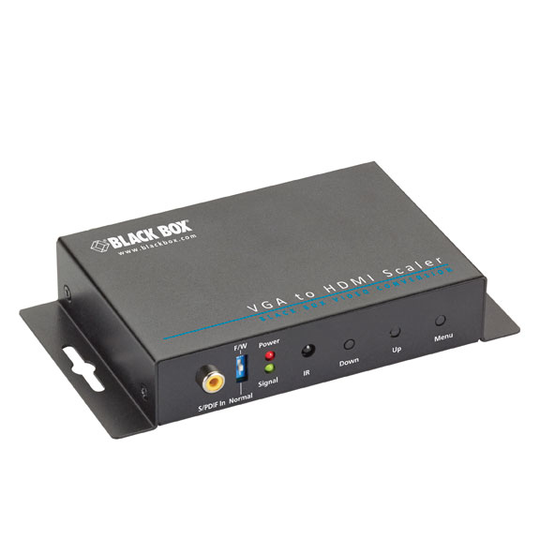 BLACK BOX VGA-TO-HDMI CONVERTER SCALER WITH AUDIO