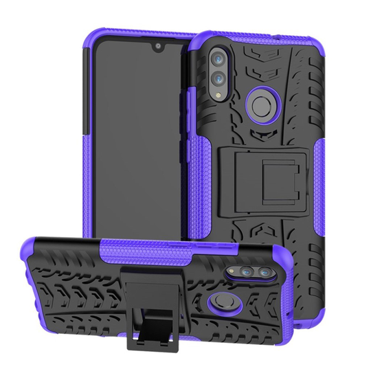 Huawei P Smart 2019 luistamaton hybrid suojakotelo - Violetti