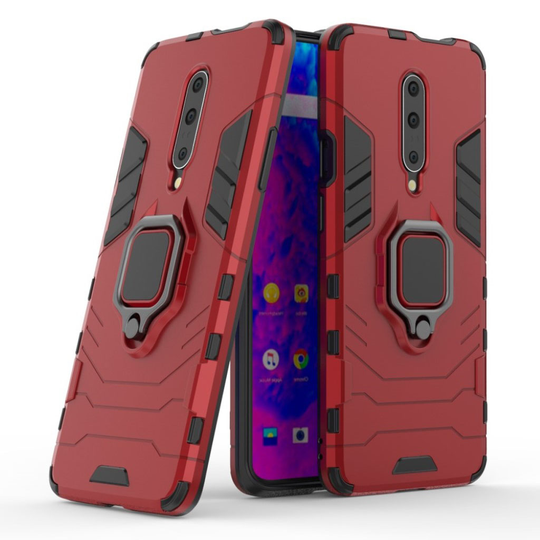 Ring Guard OnePlus 7 Pro kuoret - Punainen