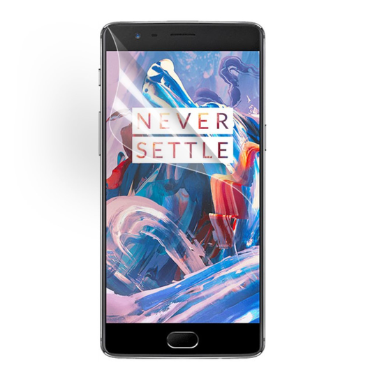3-Pakkaus Kirkas LCD OnePlus 3 Näytön Suojakalvo