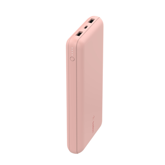 20K Power Bank USB-A+C 15w Rose Gold