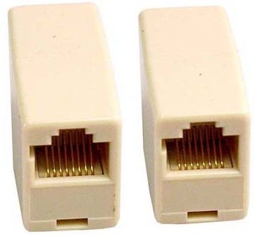 Modulaarijatkokappale 8P/8C, Suojaamaton, RJ45, Beige