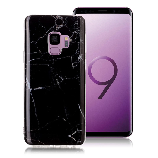 Samsung Galaxy S9 Kuviollinen IMD Pehmeä TPU Takasuoja Kuori - Musta