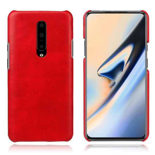KSQ Crazy Horse OnePlus 7 Pro hard case - Red