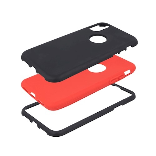 Defender Solid 3in1 suojakotelo Samsung A6 Plus 2018 musta