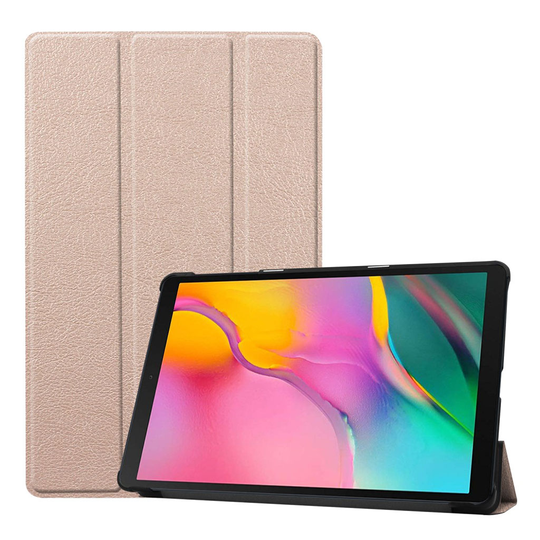 Samsung Galaxy Tab A 10.1 (2019) tri-fold leather case - Gold