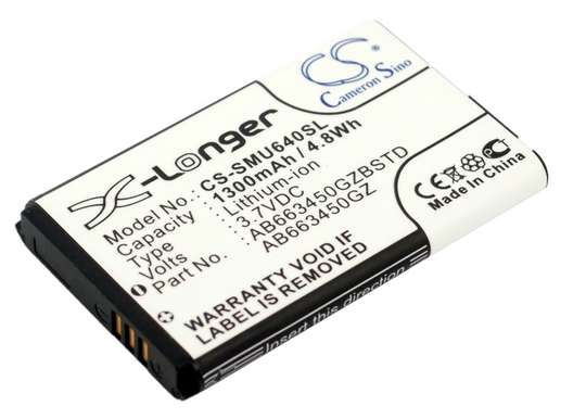Samsung SCH-U640 akku 1300 mAh