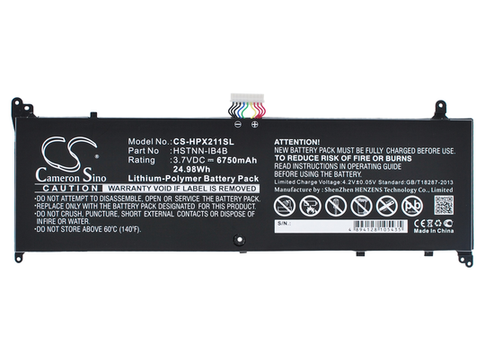 HP 11-G010NR 11-G012NR Envy X2 11 Tabletin Akku