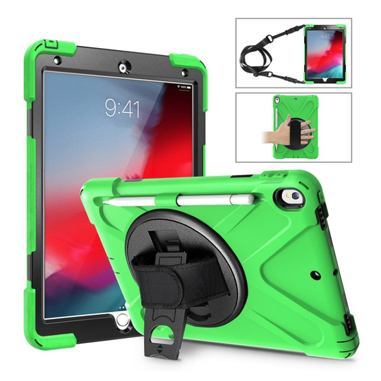 iPad Air (2019) 360 X-shape combo case - Green