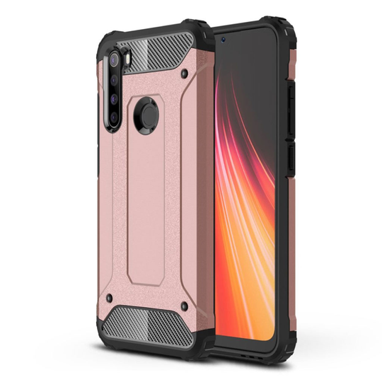 Armour Guard Xiaomi Redmi Note 8 kuoret - Ruusukulta