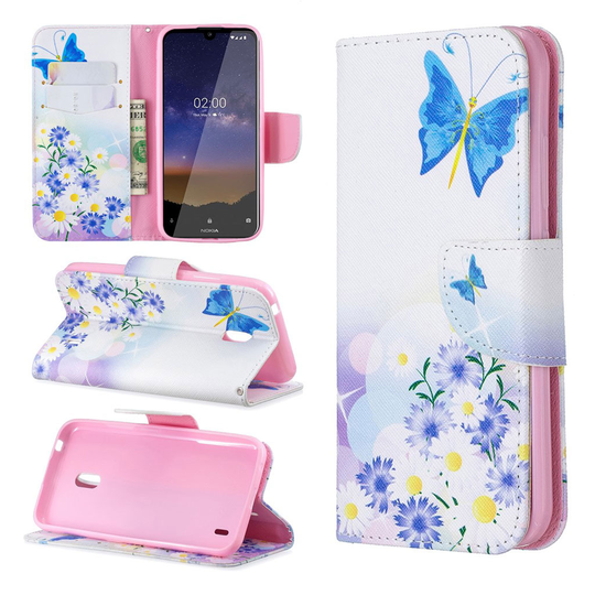 Wonderland Nokia 2.2 kotelot - Siniset Perhoset