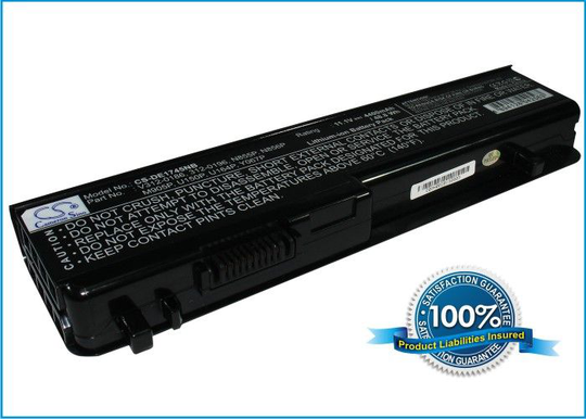Dell Studio 17 Studio 1745 Studio 1747 Studio 1749 Studio P02E akku 4400 mAh - Musta