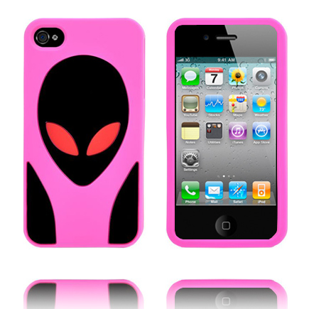 Alien Invasion (Kuuma Pinkki) iPhone 4S Suojakuori