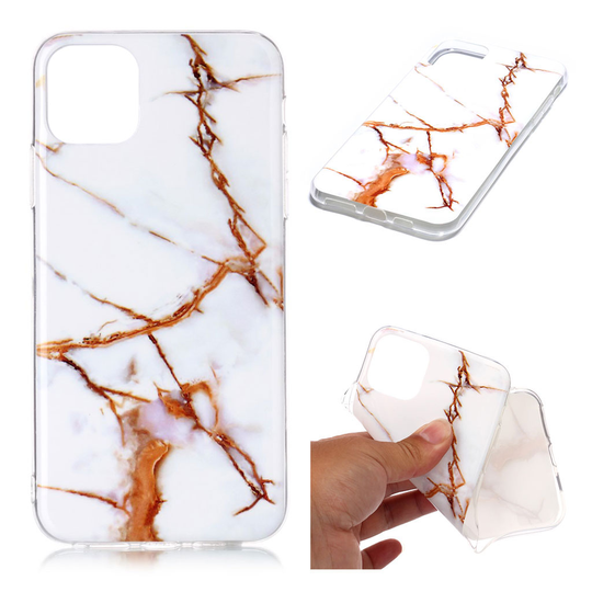 Marble iPhone 11 Pro Max kuoret - Sinertävä kultamarmori