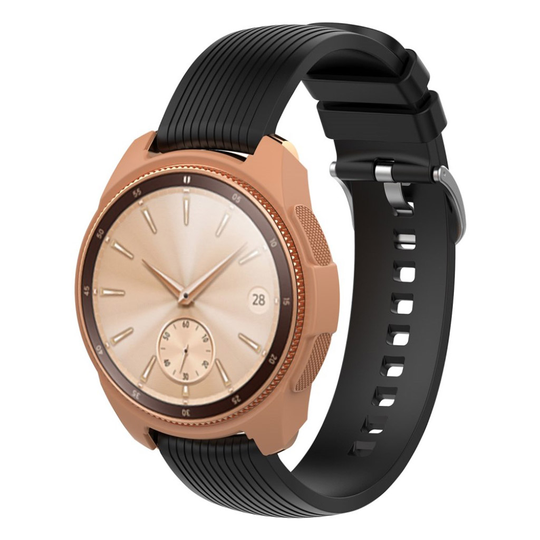 Samsung Galaxy Watch (42mm) pehmeä silikoni Suojakotelo - Kulta