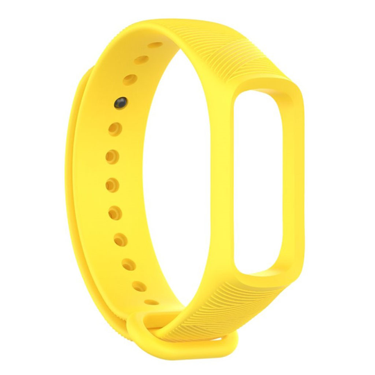 Samsung Galaxy Fit e twill design silicone watch band - Yellow