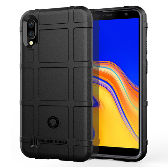 Rugged Shield Samsung Galaxy A10 kuoret - Musta