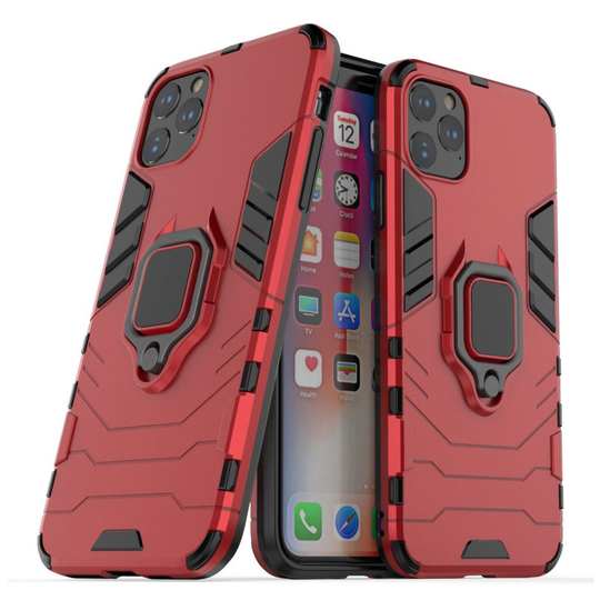 Ring Guard iPhone 11 Pro Max kuoret - Punainen