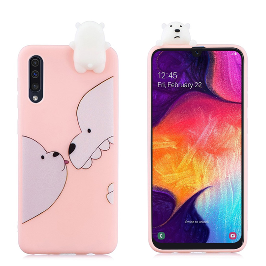 Samsung Galaxy A50 3D animal doll case - Bear