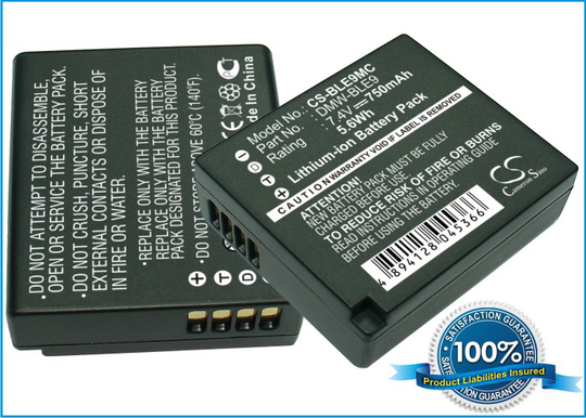 Panasonic DMW-BLE9 DMW-BLE9PP akku - 750 mAh