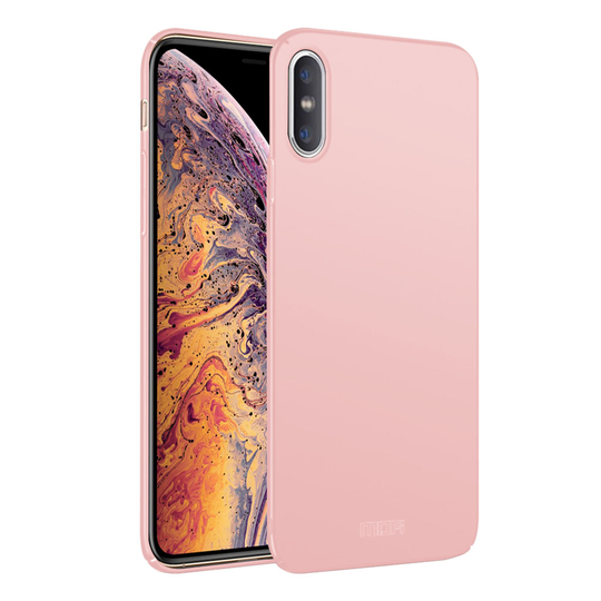 iPhone Xs Max MOFI sarjan kilpi kova muovinen ohut takasuoja kuori - Ruusu Kulta