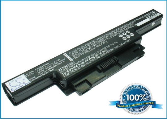 Dell Studio 1450 Studio 1457 Studio 1458 akku 4400 mAh - Musta