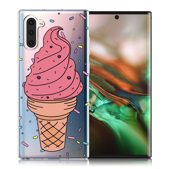 Deco Samsung Galaxy Note 10 kuoret - Jäätelö