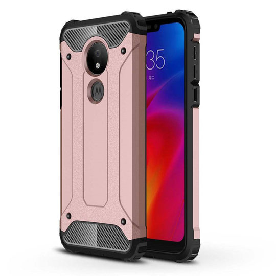 Armour Guard Motorola Moto G7 Power kuoret - Ruusukulta