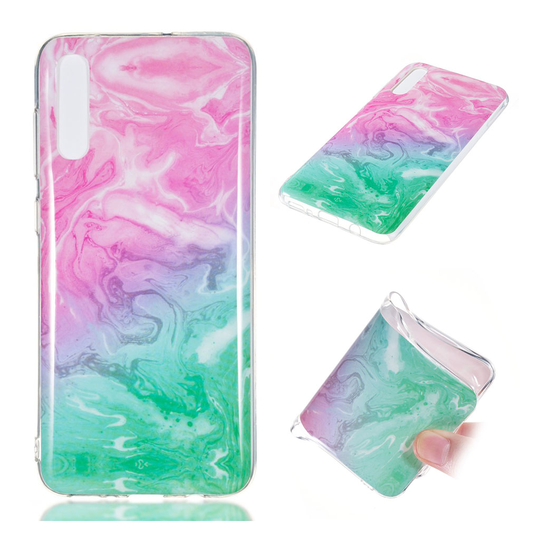 Samsung Galaxy A70 simple marble pattern case - Style C