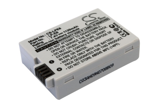 Canon LP-E8 yhteensopiva akku 1120mAh
