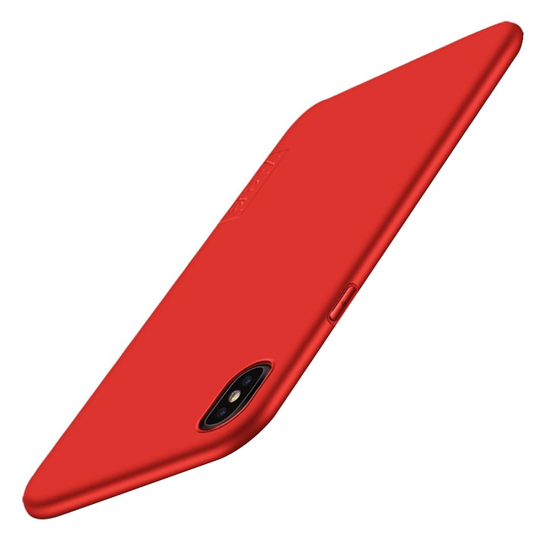 iPhone Xr X-LEVEL Suoja Sarja Matta Pintainen Pehmeä Muovinen Taksuoja Kuori - Punainen