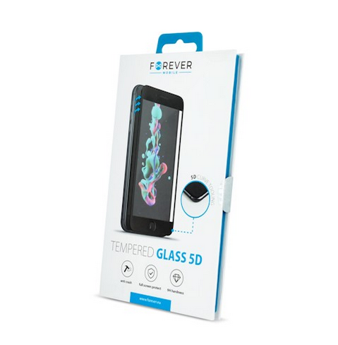 Forever 5D Iskunkestävä panssarilasi Samsung Galaxy A81 / Galaxy Note 10 Lite - Musta
