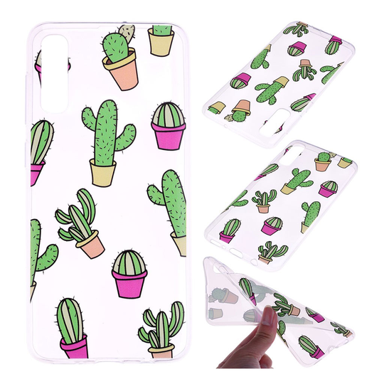 Deco Samsung Galaxy A70 kuoret - Kaktus