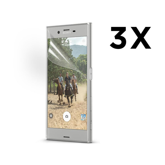 3-Pakkaus Sony Xperia XZ Kirkas LCD Näytön Suojakalvo