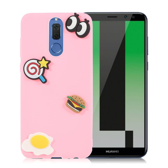 Huawei Mate 10 Lite 3D Kuvallinen Pehmeä TPU Muovi Takasuoja Kuori - Kivat Kuviot