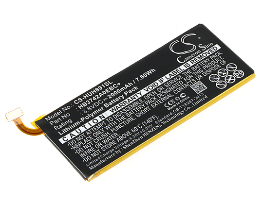 Huawei Ascend SnapTo G620-A2 H891L akku 2000 mAh