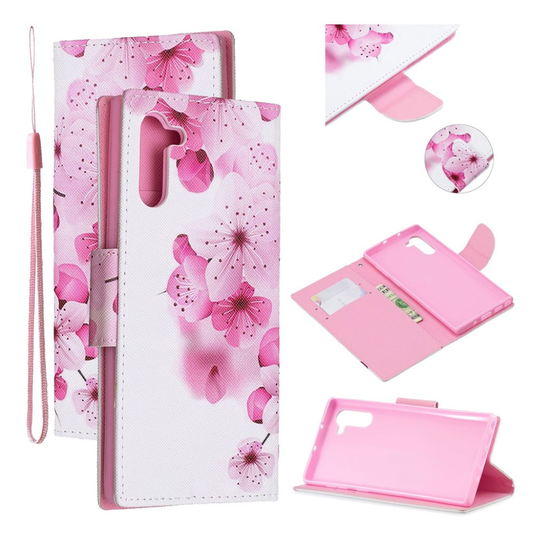 Wonderland Samsung Galaxy Note 10 flip kotelot - Luumu Kukka