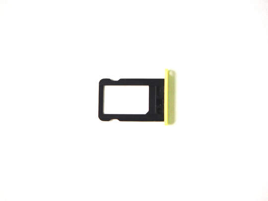 iPhone 5C Sim kortinlukija kelkka - keltainen