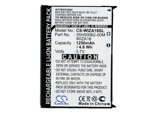 HTC 8100 81525 Gene akku 1250 mAh