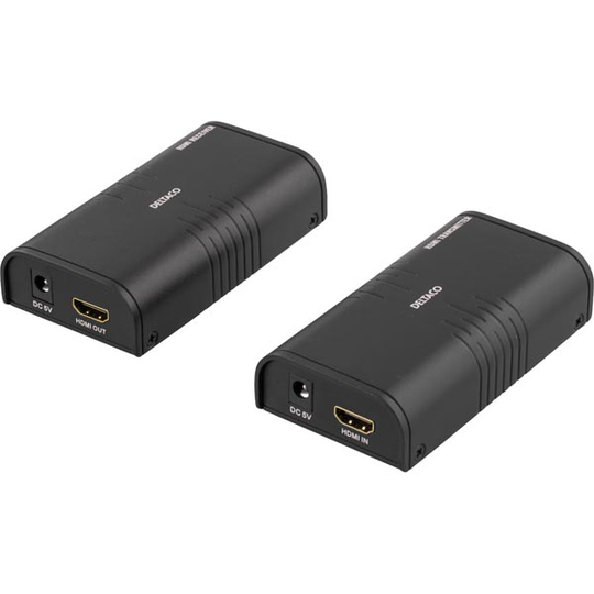 HDMI jatke ethernet kaapeliin 120 m1080P Cat6 kaapelissa musta