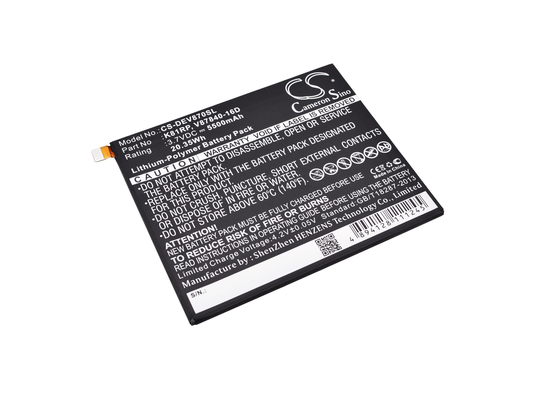 DELL Venue 8 7000 Venue 8 7840 Tabletin Akku