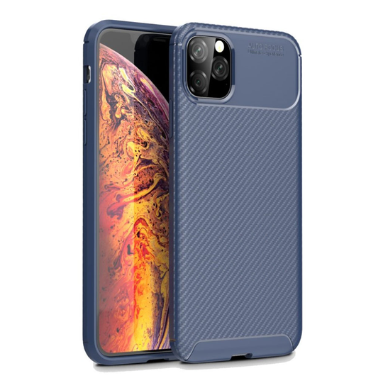 Carbon Shield iPhone 11 Pro Max kuoret - Sininen