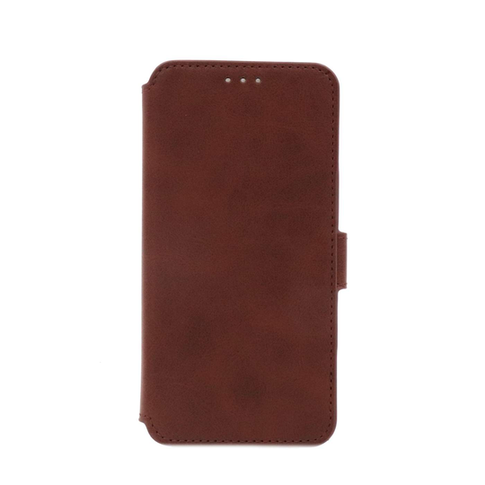 NovaNL Bookcase Volume 1.0 suojakotelo Samsung Galaxy A20e - ruskea