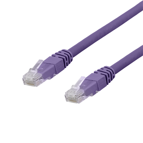 Laitekaapeli, U/UTP Cat6a, 25 M, 500 MHz, Delta-sertifioitu, LSZH, Violetti
