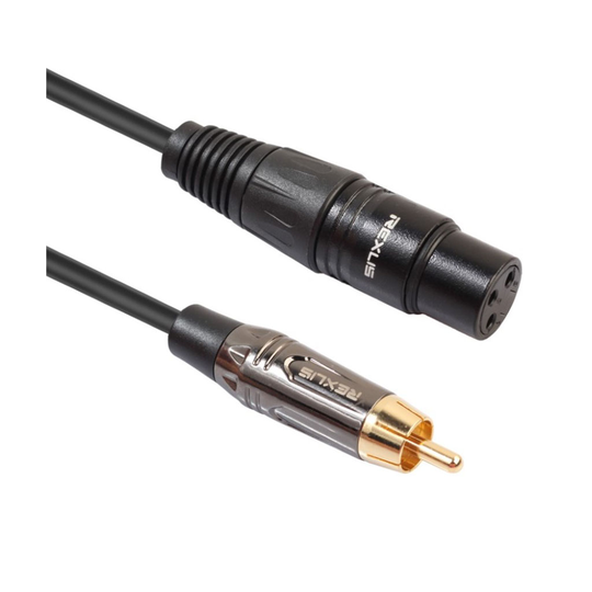 REXLIS 10m XLR naaras 3.5mm uros kaapeli liitin johto mikrofoniin ja lauhdutin mikrofoniin - Universaali